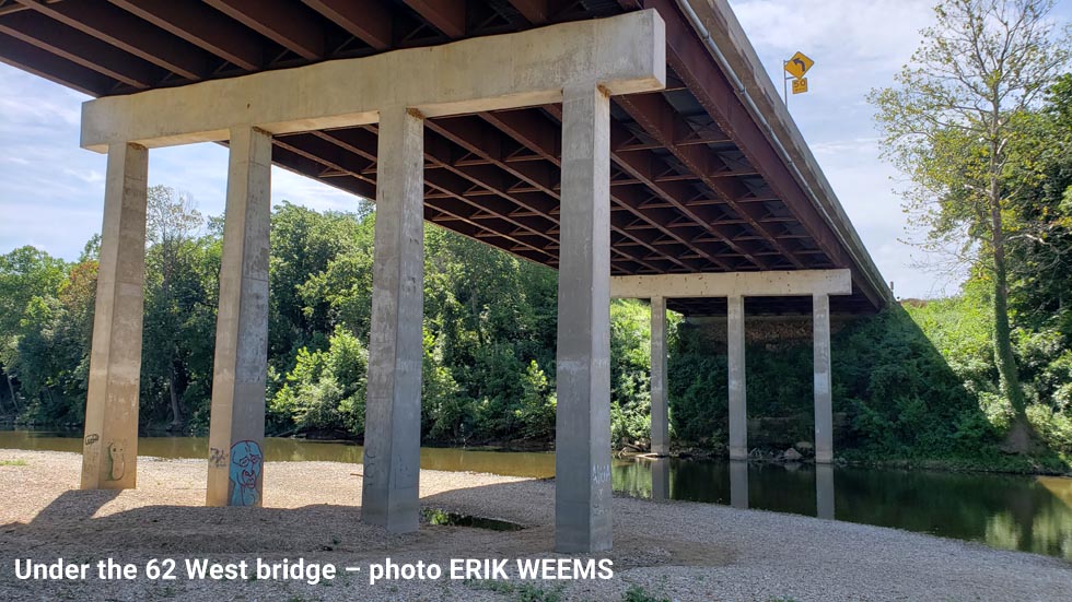 Under the 62 West Bridge