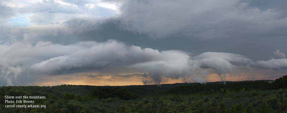 Storm over the Ozarks - photo Erik Weems